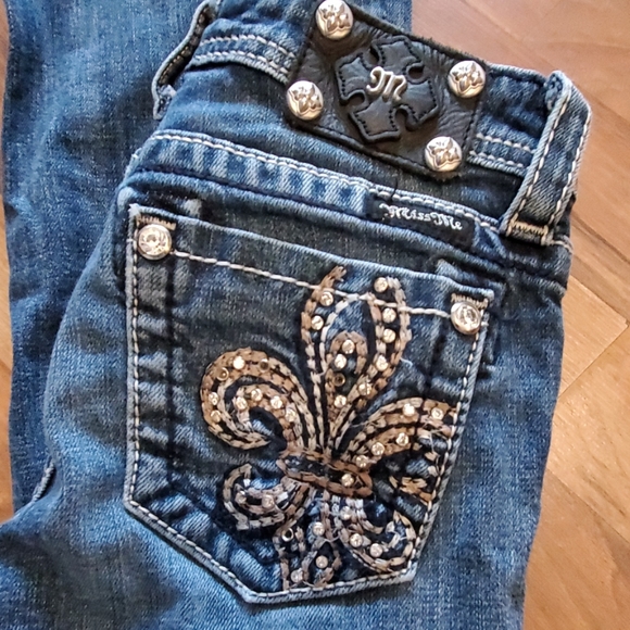 Miss Me Denim - MISS ME Blue JEANS SIZE 14 BOOT Cut Women